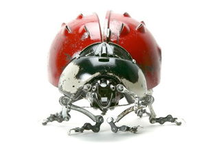 垃圾金屬變身精致藝術品